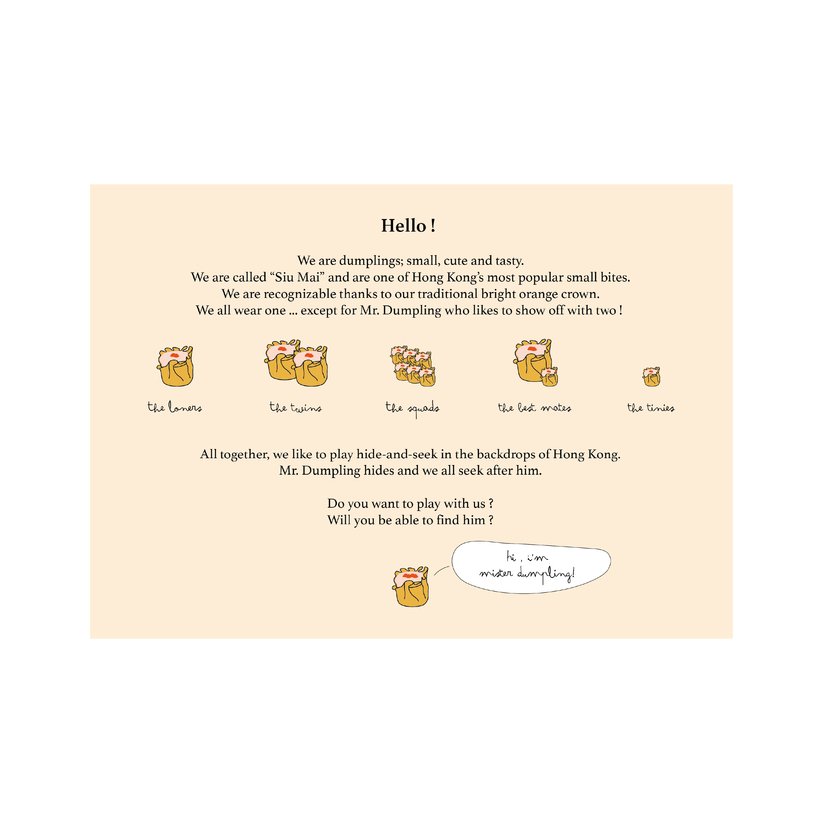 Where is Mister Dumpling Souvenir City Book by Graphik' Re！collection - BetterThanFlowers