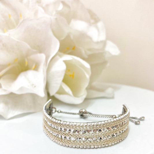 White Beads Bracelet by Premices - BetterThanFlowers