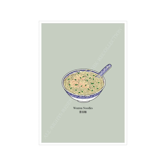 Wonton Noodles Greeting Card by Graphik' Re!collection - BetterThanFlowers