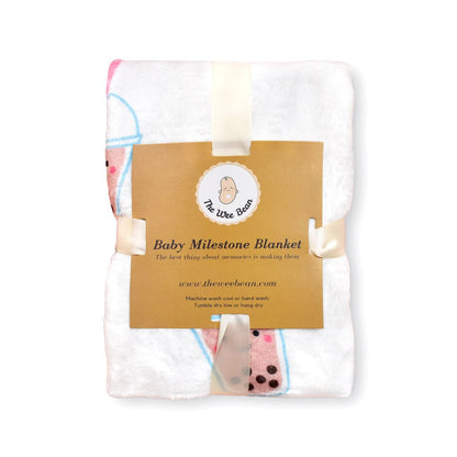You Make My Heart Go Boba Boba Fleece Milestone Blanket - BetterThanFlowers
